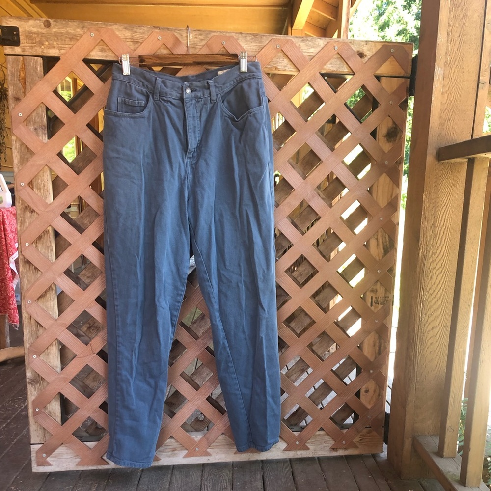 HIGH RISE BLUE PANTS